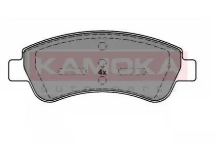 Комплект гальмівних колодок (передніх) Citroen C2/C4 04-/C3 09-/Berlingo/Peugeot 206/307 96-/207 06-/208 12 KAMOKA JQ1012798 Купити в Україні