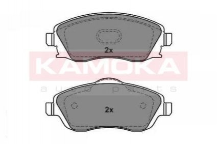 Тормозные колодки, дисковый тормоз.) KAMOKA JQ1012848 (фото 1)