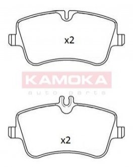 Тормозные колодки, дисковый тормоз.) KAMOKA JQ1012858