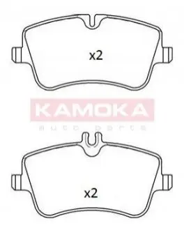 Колодки гальмівні (передні) MB C-class (W203/CL203/S203) 00-11 (Lucas) KAMOKA JQ1012858 Купити в Україні