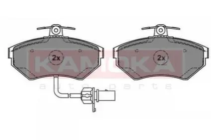 Колодки гальмівні (передні) Audi A4 94-08/Seat Exeo 08-13/VW Passat B5 96-00 (+датчики) KAMOKA JQ1012902 Купити в Україні