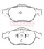 Фото Колодки гальмівні (передні) Renault Laguna II 01-07 KAMOKA (JQ101290) зображення 1