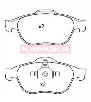 Колодки гальмівні (передні) Renault Laguna II 01-07 KAMOKA JQ101290 Купити в Україні