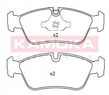Колодки гальмівні (передні) BMW 1 (E87)/ 3 (E90) 04-11 KAMOKA JQ101291 Купити в Україні