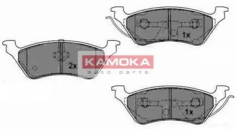 Колодки гальмівні (задні) Chrysler Voyager IV 00-08/Dodge Caravan 00-07/Jeep Cherokee 01-08 KAMOKA JQ1012950 Купити в Україні