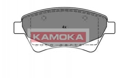 Тормозные колодки, дисковый тормоз.) - (7701207184, 7701207672, 7701209444) KAMOKA JQ1013088 (фото 1)