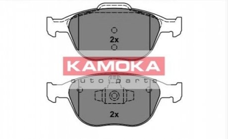 Тормозные колодки, дисковый тормоз.) - (1360303, 2M5V2K021AA, 2M5Z2001AB) KAMOKA JQ1013136 (фото 1)