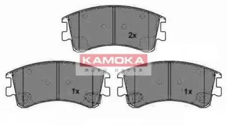 Колодки гальмівні (передні) Mazda 6 02-07 KAMOKA JQ1013238 Купити в Україні