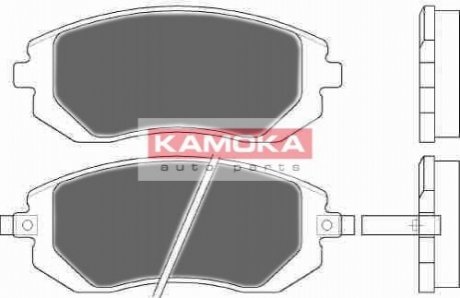 Гальмівні колодки, дискове гальмо (набір) KAMOKA JQ1013278