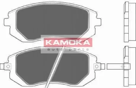 Колодки гальмівні (передні) Subaru BRZ/Forester/Impreza/Legacy/Outback/XV/Toyota GT 86 1.5-2.5 08 KAMOKA JQ1013278 Купити в Україні
