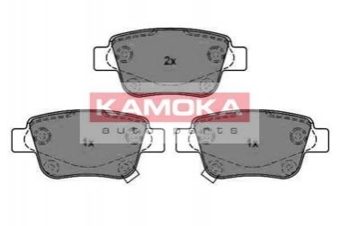 Гальмівні колодки, дискове гальмо (набір) KAMOKA JQ1013298 (фото 1)
