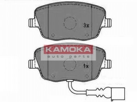 Тормозные колодки, дисковые.) KAMOKA JQ1013324