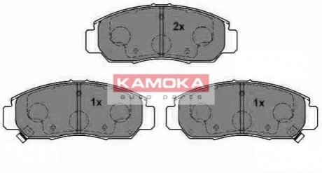 Тормозные колодки, дисковый тормоз.) KAMOKA JQ1013338 (фото 1)