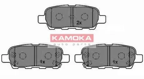 Тормозные колодки, дисковый тормоз.) KAMOKA JQ1013386 Купить в Украине