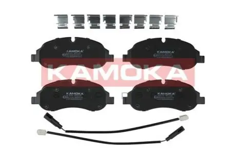 Колодки гальмівні (передні) Ford Tourneo Custom/Transit Custom/Transit V363 12- (+датчики) (спарка) KAMOKA JQ101341 Купити в Україні