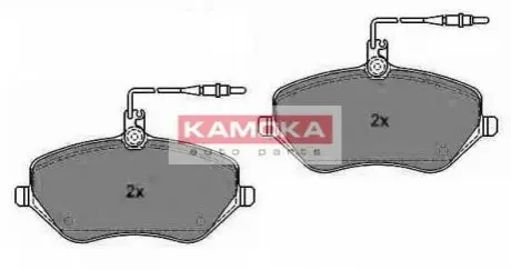 Колодки гальмівні (передні) Peugeot 407 04- (Lucas) (з датчиком) KAMOKA JQ1013452 Купити в Україні