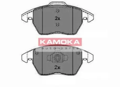 Гальмівні колодки, дискове гальмо (набір) KAMOKA JQ1013456 Купити в Україні