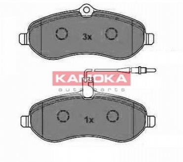 Гальмівні колодки, дискове гальмо (набір) - (425363, 425364, 425365) KAMOKA JQ1013542 (фото 1)