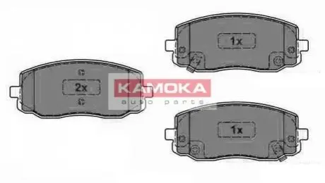 Колодки гальмівні (передні) Hyundai I10 08-/Kia Picanto 04 KAMOKA JQ1013566 Купити в Україні