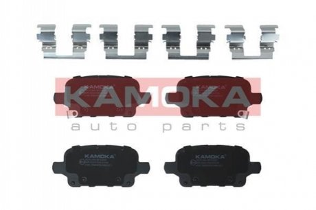 Комплект тормозных колодок задний KAMOKA JQ101364 (фото 1)