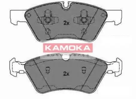 Колодки гальмівні (передні) MB E-class (W211)/ GL-class (X164) 02 KAMOKA JQ1013660 Купити в Україні