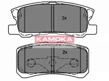 Тормозные колодки, дисковый тормоз.) KAMOKA JQ1013678 Купить в Украине