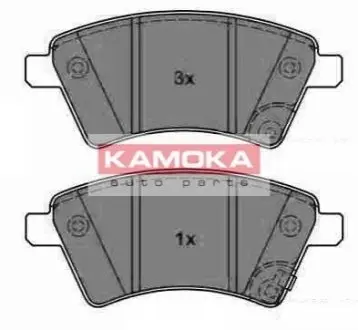 Колодки гальмівні (передні) Fiat Sedici/Suzuki SX4 06 KAMOKA JQ1013750