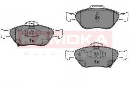 Колодки тормозные (передние) Toyota Yaris 05 KAMOKA JQ1013780 Купити в Україні