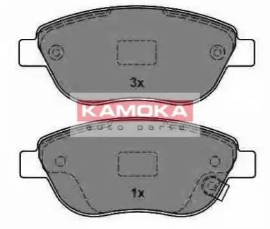 Колодки гальмівні (передні) Fiat 500L/Opel Corsa D 06- (Bosch) (з датчиками) KAMOKA JQ1013838