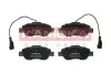 Фото Колодки гальмівні (передні) Fiat Panda 03-/500/500C 07-/Ford Ka II 08-16 (+датчик) KAMOKA (JQ101383) зображення 1