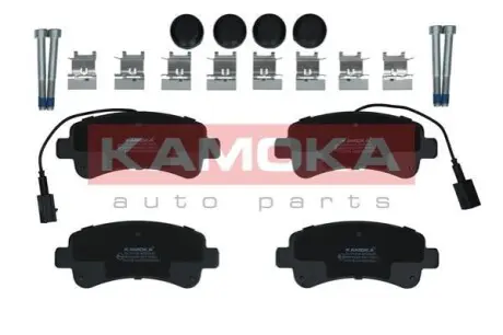 Фото 1 — Колодки гальмівні (задні) Citroen Jumper/Peugeot Boxeri 10- (з датчиком) KAMOKA (JQ101405) Фото Колодки гальмівні (задні) Citroen Jumper/Peugeot Boxeri 10- (з датчиком) KAMOKA (JQ101405) зображення 1