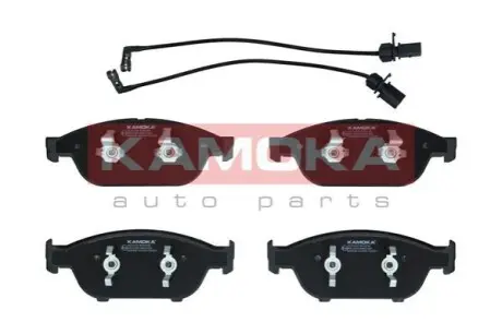 Колодки гальмівні (передні) Audi A6/A7/A8 10- (+датчики) KAMOKA JQ101432 Купити в Україні