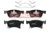 Фото Колодки гальмівні (передні) Opel Corsa E 14 KAMOKA (JQ101443) зображення 1