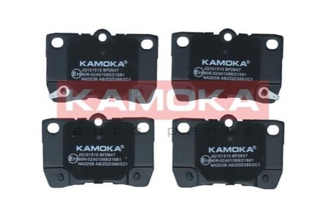 Тормозные колодки дисковые KAMOKA JQ101515