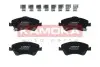Колодки гальмівні (передні) Toyota Auris 06-12/Corolla 06-14 (з прижимною пластиною) KAMOKA (JQ1018092) зображення 1