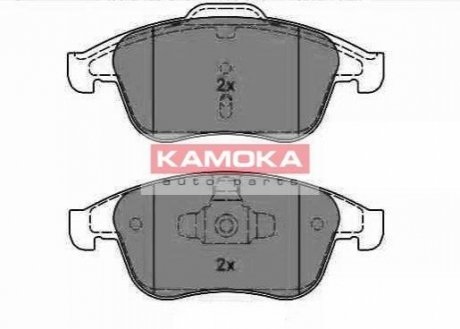 Гальмівні колодки, дискове гальмо (набір) KAMOKA JQ1018136