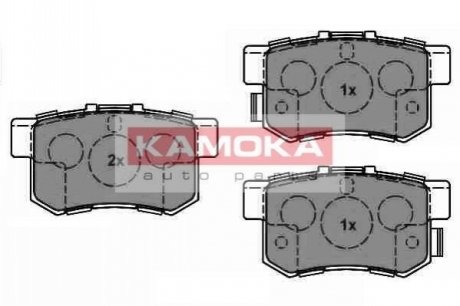 Тормозные колодки, дисковый тормоз.) KAMOKA JQ1018538 (фото 1)