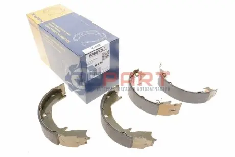 Комплект гальмівних колодок Hyundai Santa Fe 00-10/Elantra 05-/Kia Optima 15-/Sportage 04- (190x40) KAMPOL K-838 Купити в Україні