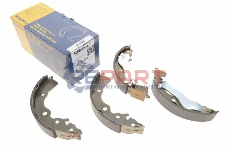 Фото Колодки тормозные (задние) Hyundai Accent III 05-10/Rio II 05- (203x32) KAMPOL (K896) зображення 1