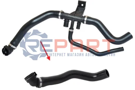 KAUTEK FIAT Патрубок системы охлаждения Ducato 2,2D 06-, CITROEN Jumper 2,2HDi 06- Kautek FI-RH145