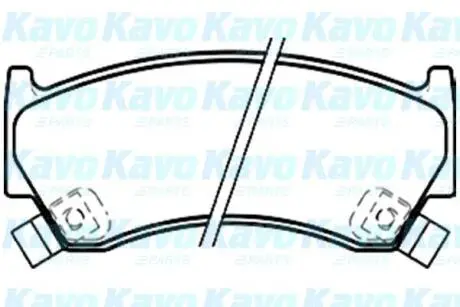 Колодки гальмівні (передні) Nissan Almera 95-01/Sunny 97-00 KAVO BP-6565 Купити в Україні