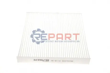 Фільтр салону Honda Accord 2.0-2.4 03-/Civic 1.3HYBRID-2.4 06-/CR-V 1.6-2.2 07 KAVO HC8114 Купити в Україні