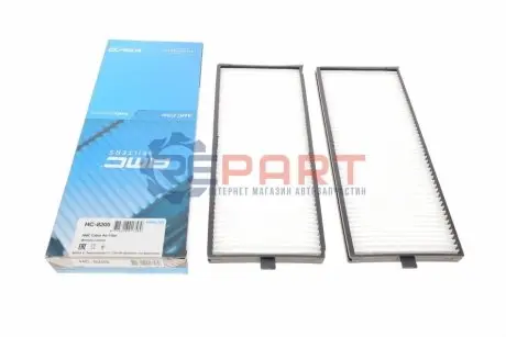 Фільтр салону Hyundai Accent II 1.3i/1.5i 94-06/Gets 1.1-1.6i/1.5CRDi 02-09 KAVO HC8205 Купити в Україні