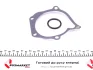 Фото Помпа води Hyundai Santa Fe I/Sonata IV 2.0/2.4 98 KAVO (HW1057) зображення 2