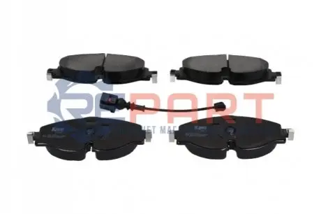 Колодки гальмівні (передні) VW Caddy IV/Golf VII/Passat B8/Skoda Octavia/Seat Leon 12- (з датчиком) KAVO KBP10002 Купити в Україні