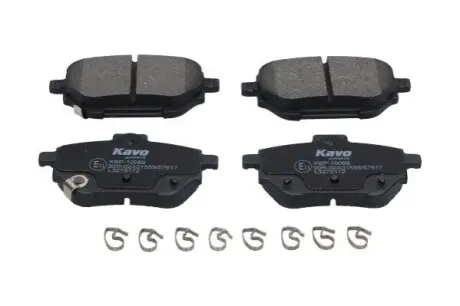 Колодки гальмівні (задні) Toyota Corolla 1.5/1.6 VVTi 19 KAVO KBP10089