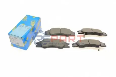 Фото Колодки гальмівні (передні) Kia Cerato 04-09 (165x51) KAVO (KBP4003) зображення 1