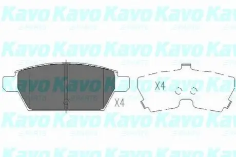 Колодки гальмівні (задні) Mazda 6/RX-7/626 02 KAVO KBP4554 Купити в Україні