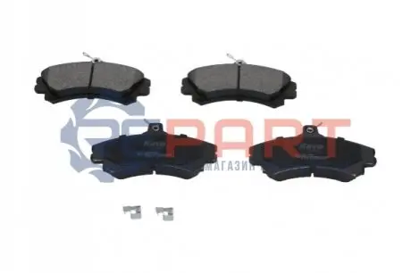 Колодки гальмівні (передні) Mitsubishi Carisma 1.6i/1.8 16V/1.9 TD 95-06 KAVO KBP5507 Купити в Україні