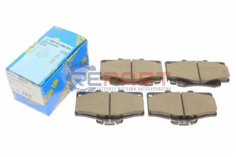Колодки гальмівні (передні) Toyota Land Cruiser 90-02 KAVO KBP9004 Купити в Україні